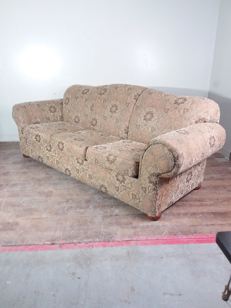 Light Brown Patterned Sofa