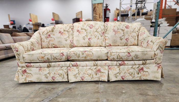 Floral Upholstered 3 Seater Sofa