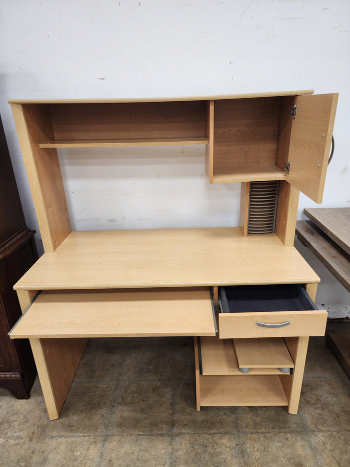 Light Oak Computer Desk