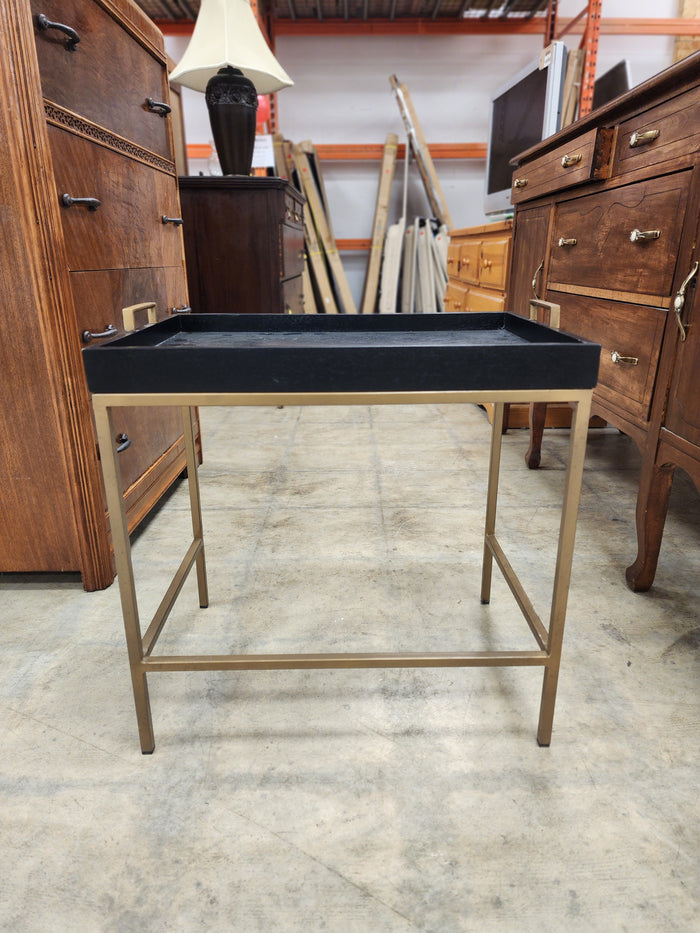 Side Table w/ Serving Tray