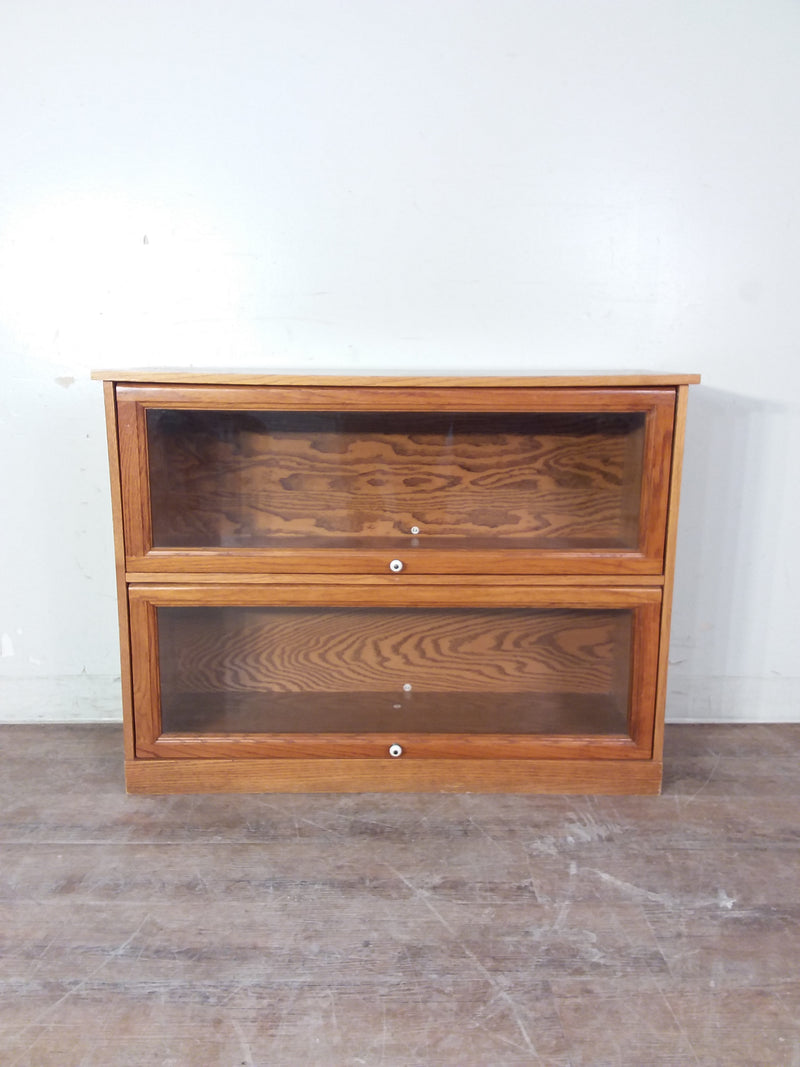 2 Glass Door Cabinet