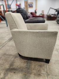 Taupe Upholstered Armchair