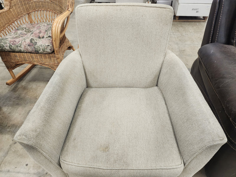 Taupe Upholstered Armchair