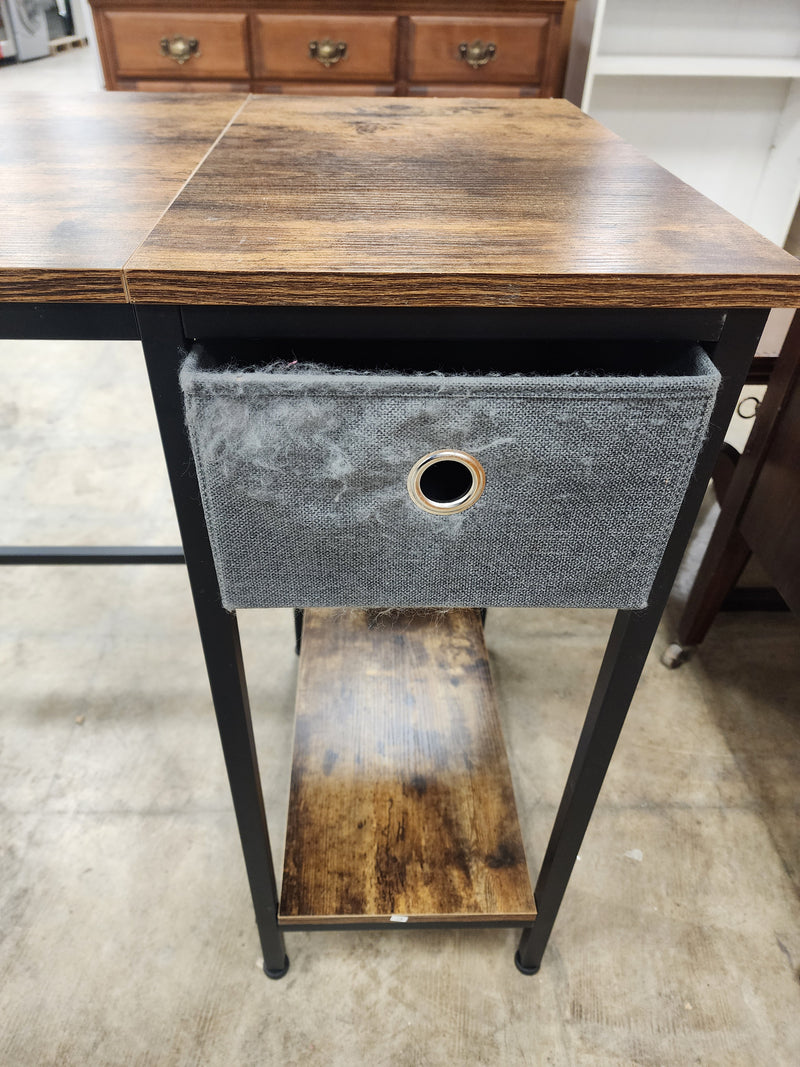 Wood Top Computer Desk