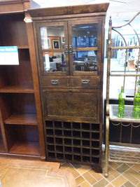 Dark Walnut Wine Cabinet