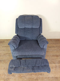 Tahoe Blue Rocker Recliner