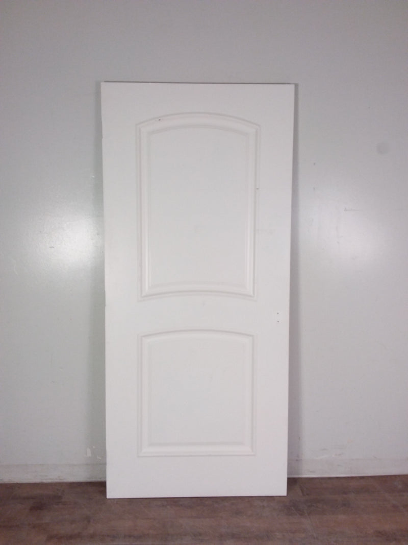 36" x 80" 2 Panel Solid Core Door-No Handle Hole