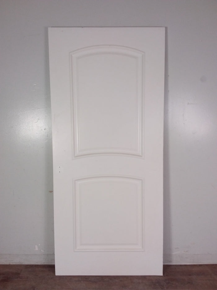 36" x 80" 2 Panel Solid Core Door-No Handle Hole