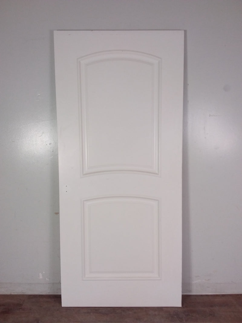 36" x 80" 2 Panel Solid Core Door-No Handle Hole