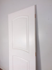 36" x 80" 2 Panel Solid Core Door-No Handle Hole