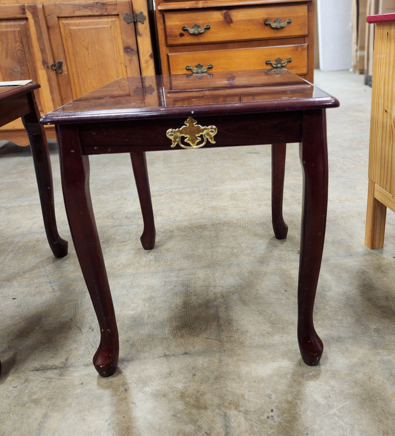 Dark Cherry Side Table