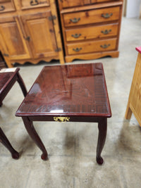 Dark Cherry Side Table