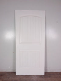 36" x 80" Top Arch 2 Panel Door