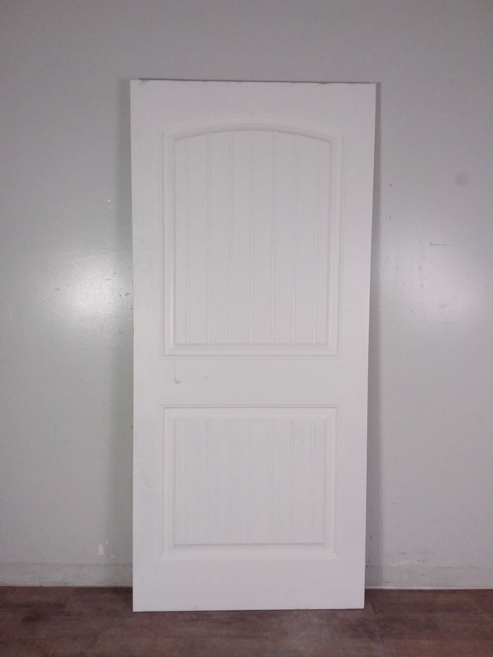 36" x 80" Top Arch 2 Panel Door