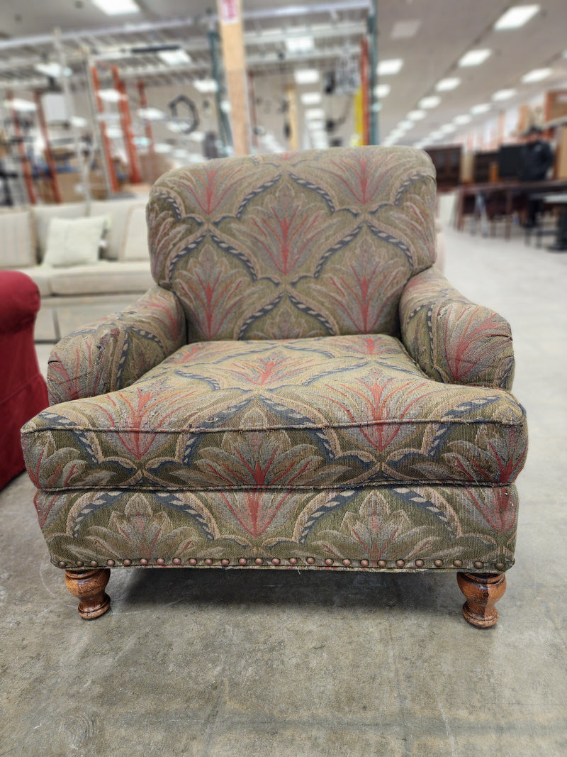 Leaf Patterned Armchair