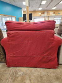 Extra Large Red Armchair