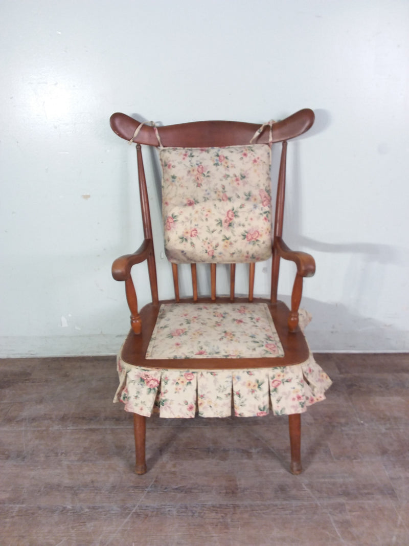 Antique Wood Armchair