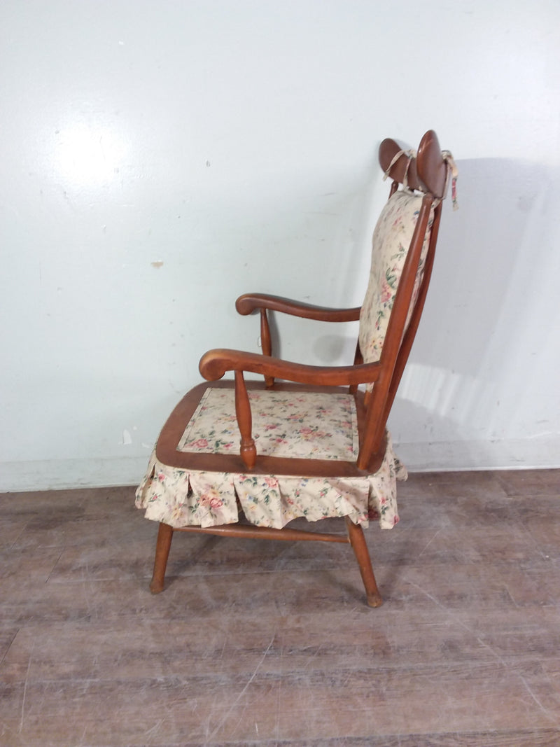 Antique Wood Armchair