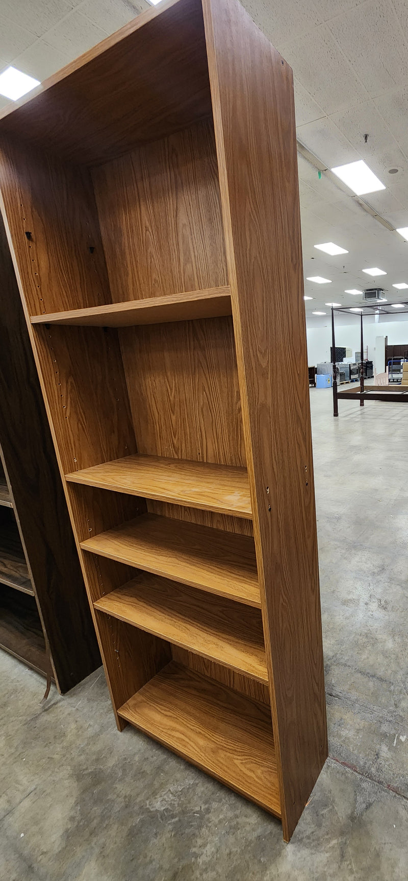 Tall Light Wood Bookcase