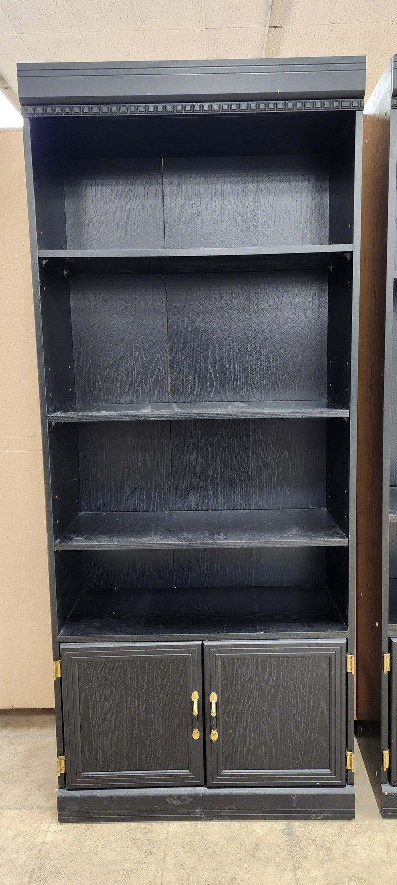 Black 4 Shelf Bookcase