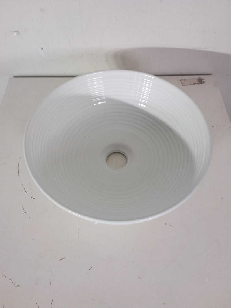 Round Porcelain Vessel Sink