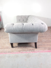 Light Grey Studded Sofa