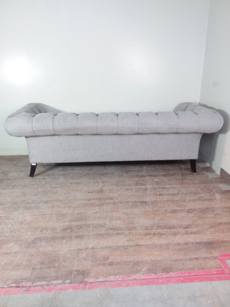 Light Grey Studded Sofa