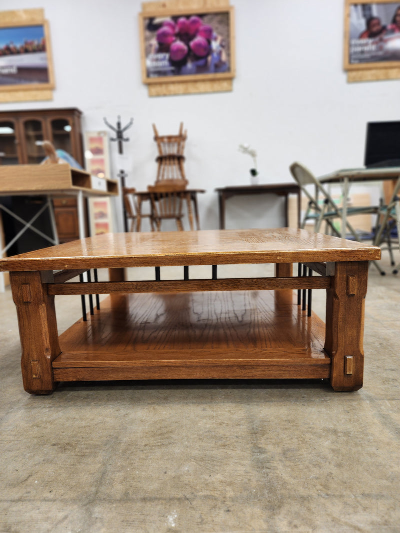 Square Wooden Coffee Table