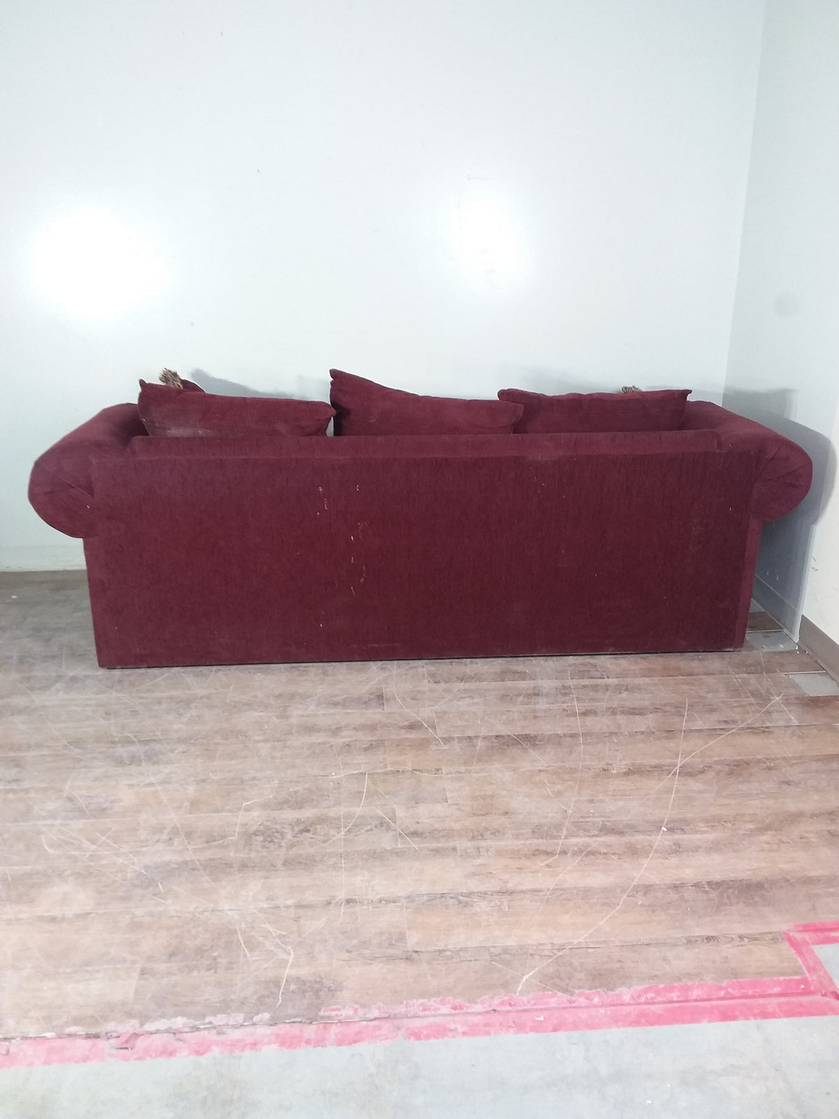 Burgundy Sofa