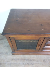 Brown Wood Sideboard