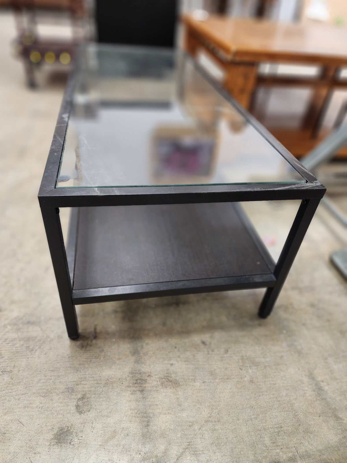 Glass Top Coffee Table