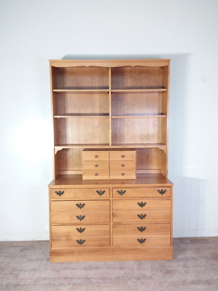 6 Drawer Dresser With Shelving Unit