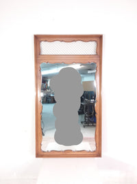 27 1/2" x 50 1/4" Wood Framed Mirror