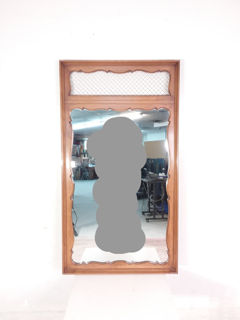 27 1/2" x 50 1/4" Wood Framed Mirror