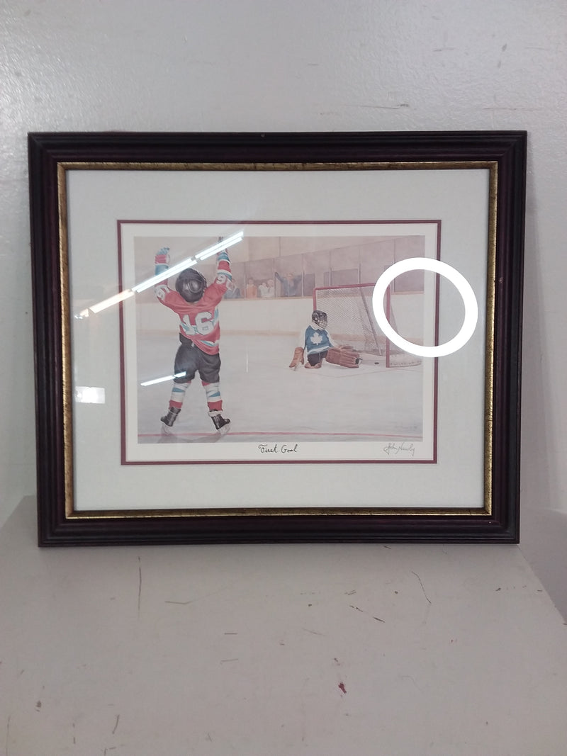 First Goal by Jack Newby Framed Print