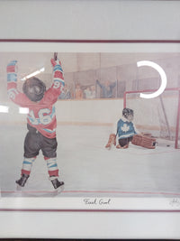 First Goal by Jack Newby Framed Print