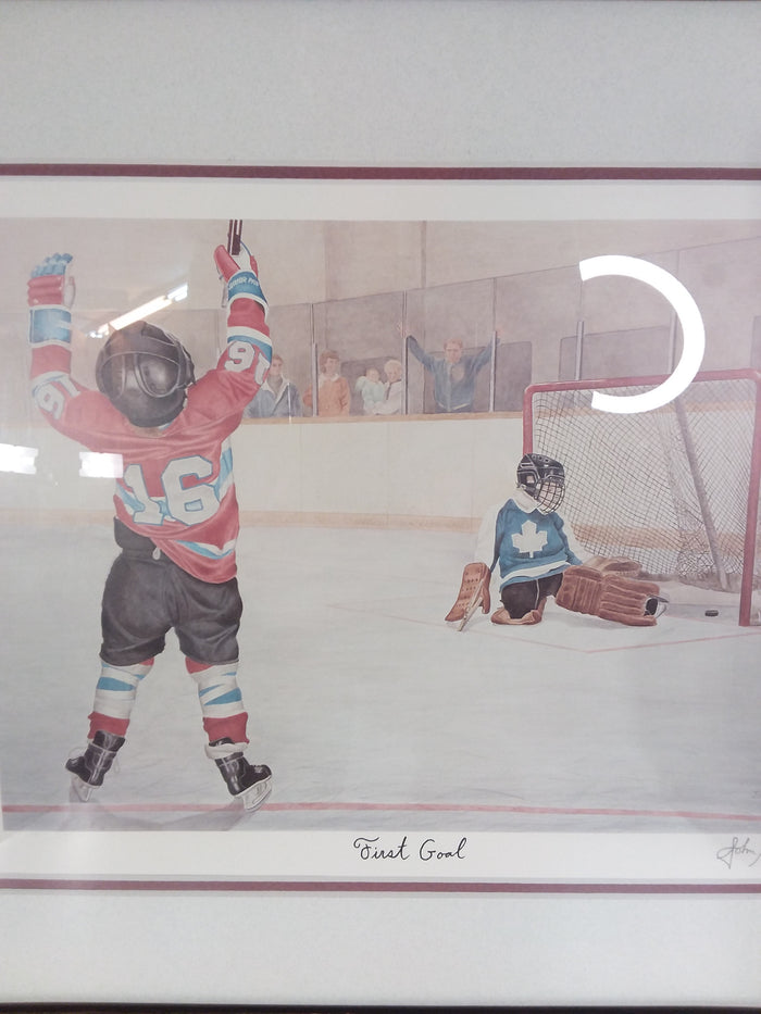 First Goal by Jack Newby Framed Print