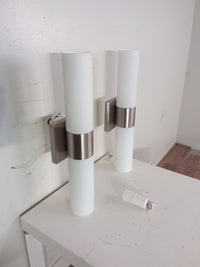 Pair Of 2-Light Cylindrical Sconces