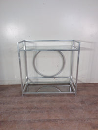 Metal & Glass Table