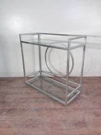 Metal & Glass Table