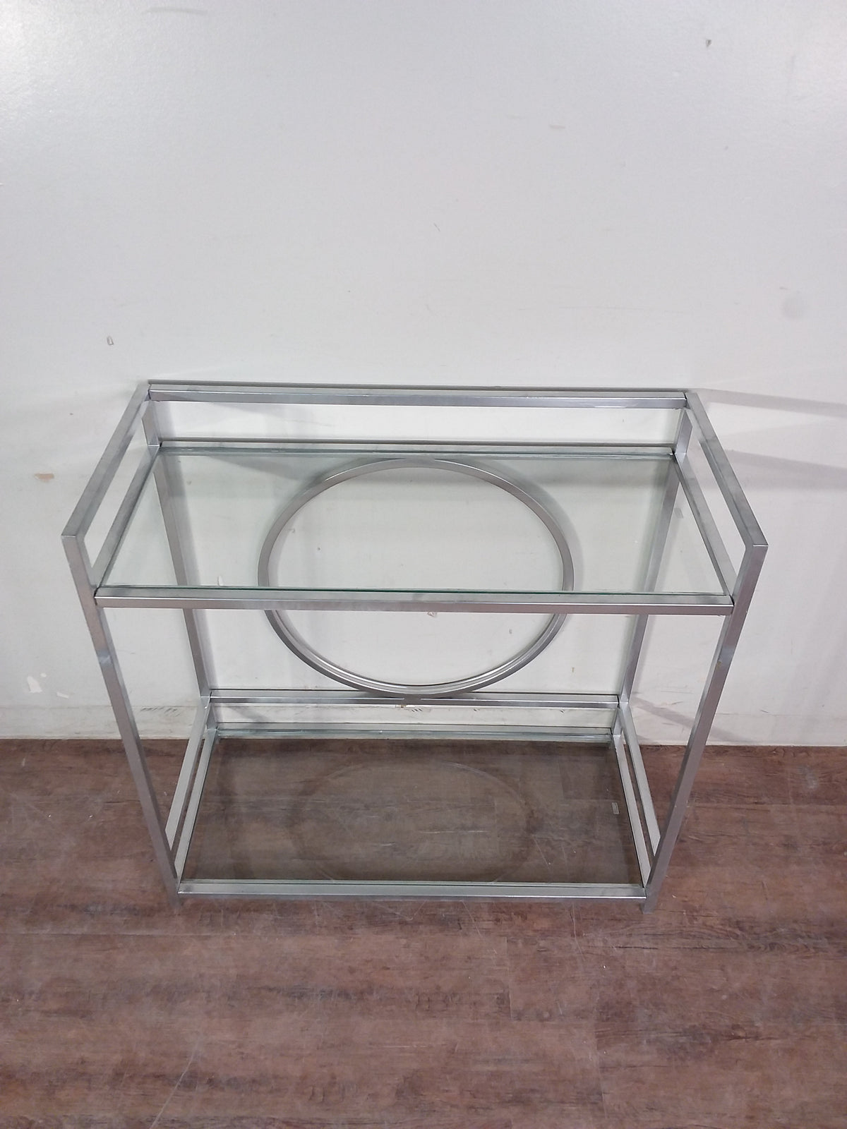 Metal & Glass Table