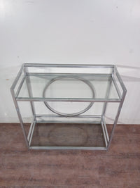 Metal & Glass Table