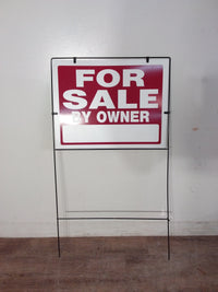 For Sale Sign With Stand