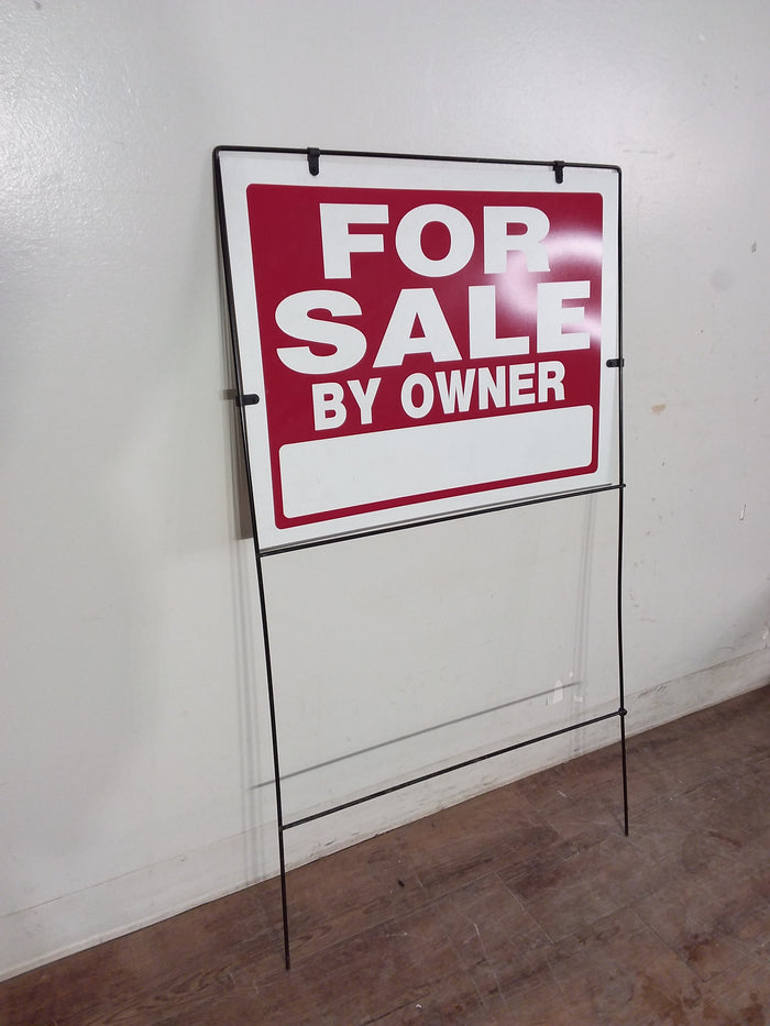 For Sale Sign With Stand