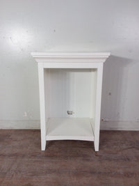 White Open Storage Cabinet/Table