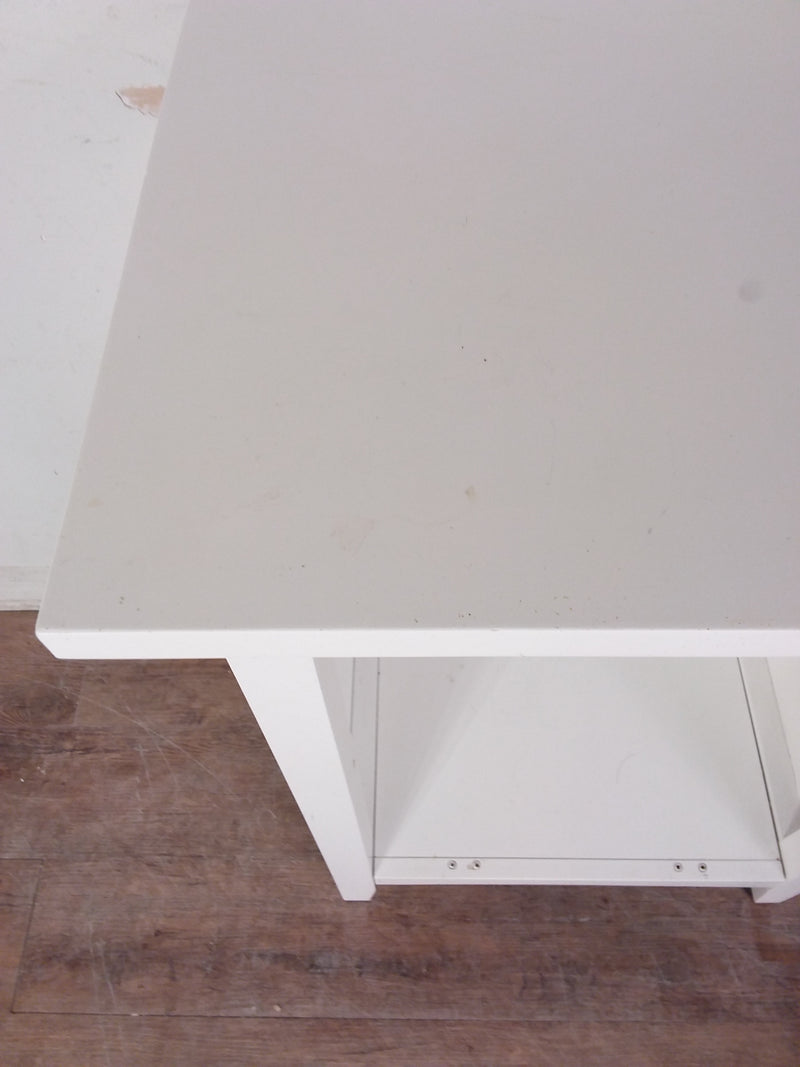 White Open Storage Cabinet/Table