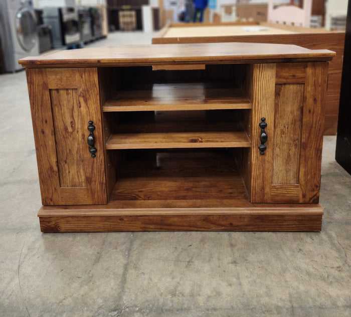 Golden Oak Wooden Tv Stand