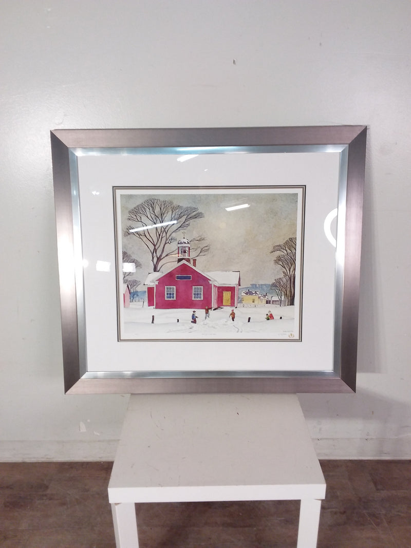 North York School House Framed Print