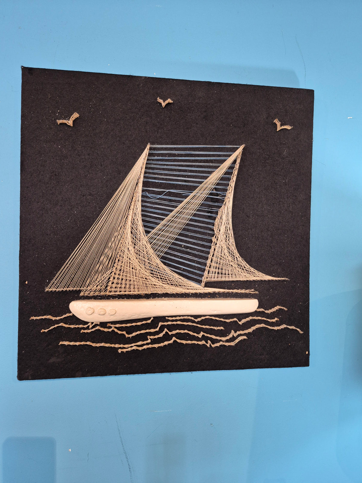 Vintage Nautical String Art