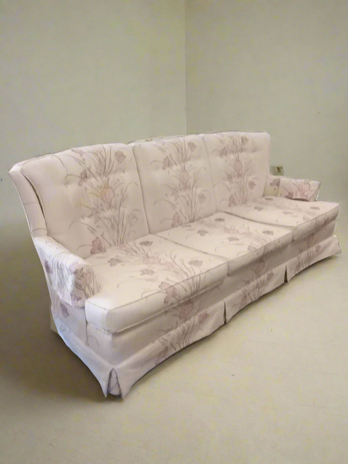 Cream Floral Sofa